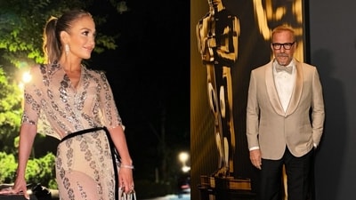 Kevin Costner is inspired by Jennifer Lopez's fitness regime, aiming to gain muscle and enhance his health. (@jlo/Instagram, Jon Kopaloff/Getty Images/AFP (Photo by Jon Kopaloff / GETTY IMAGES NORTH AMERICA / Getty Images via AFP)) Kevin Costner is inspired by Jennifer Lopez's fitness regime, aiming to gain muscle and enhance his health. (@jlo/Instagram, Jon Kopaloff/Getty Images/AFP (Photo by Jon Kopaloff / GETTY IMAGES NORTH AMERICA / Getty Images via AFP))