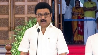 Tamil Nadu CM MK Stalin condemned the Modi-led central government for "betraying" the southern state. (ANI) Tamil Nadu CM MK Stalin condemned the Modi-led central government for "betraying" the southern state. (ANI)