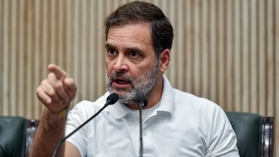 Rahul Gandhi addressed his party's electoral performance in Delhi and said that it accepted people's decision with humility. (ANI) Rahul Gandhi addressed his party's electoral performance in Delhi and said that it accepted people's decision with humility. (ANI)