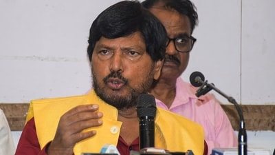 Union minister Ramdas Athawale said the treatment issue of the Indian deportees will be discussed next week during PM Modi's visit to the US. (PTI/File Image) Union minister Ramdas Athawale said the treatment issue of the Indian deportees will be discussed next week during PM Modi's visit to the US. (PTI/File Image)