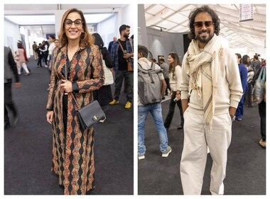 Meera Ali, Rahul Mishra (Photo: Raajessh Kashyap/HT) Meera Ali, Rahul Mishra (Photo: Raajessh Kashyap/HT)