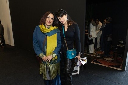 Mira Nair and Feroze Gujral (Photo: Raajessh Kashyap/HT) Mira Nair and Feroze Gujral (Photo: Raajessh Kashyap/HT)