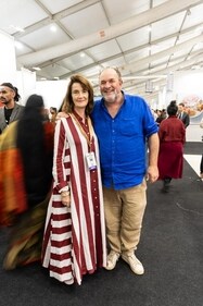 Olivia Fraser with William Dalrymple (Photo: Raajessh Kashyap/HT) Olivia Fraser with William Dalrymple (Photo: Raajessh Kashyap/HT)