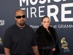 Kanye West and Bianca Censori pose at the red carpet during the 67th Annual Grammy Awards in Los Angeles, California, U.S., February 2, 2025. REUTERS/Daniel Cole