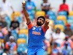 India's Jasprit Bumrah in action bowling