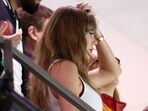 Football - NFL - Super Bowl LIX - Philadelphia Eagles v Kansas City Chiefs - Caesars Superdome, New Orleans, Louisiana, United States - February 9, 2025 Singer Taylor Swift in the stands during the game REUTERS/Evelyn Hockstein
