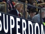  NFL - Super Bowl LIX - Philadelphia Eagles v Kansas City Chiefs - Caesars Superdome, New Orleans, Louisiana, United States - February 9, 2025 U.S. President Donald Trump and Ivanka Trump in the stands during the game.