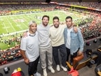 Lionel Messi poses for a photo with his Inter Miami teammates. Lionel Messi poses for a photo with his Inter Miami teammates.