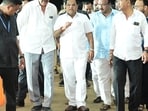File Photo: Ex-Maharashtra minister Tanaji Sawant (middle) File Photo: Ex-Maharashtra minister Tanaji Sawant (middle)