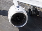 A Rolls-Royce Holdings Plc aviation engine on an Emirates Airline Airbus A350-900 aircraft during its unveiling at Dubai International Airport in Dubai, United Arab Emirates, on Wednesday, Nov. 27, 2024. Emirates Airline will add 65 Airbus A350 aircraft to its fleet over the upcoming years, with the first commercial flight scheduled in January 2025 to Edinburgh. A Rolls-Royce Holdings Plc aviation engine on an Emirates Airline Airbus A350-900 aircraft during its unveiling at Dubai International Airport in Dubai, United Arab Emirates, on Wednesday, Nov. 27, 2024. Emirates Airline will add 65 Airbus A350 aircraft to its fleet over the upcoming years, with the first commercial flight scheduled in January 2025 to Edinburgh.