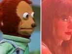 Taylor Swift was spotted giving the shocking side look and then speaking to her pal after being booed by from Eagles' fans. Taylor Swift was spotted giving the shocking side look and then speaking to her pal after being booed by from Eagles' fans.