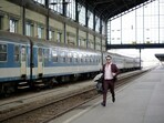 The incident unfolded while the man was queuing to board a train. The incident unfolded while the man was queuing to board a train.