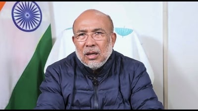 **EDS: VIDEO GRAB VIA @NBirenSingh ON TUESDAY, NOV. 19, 2024** Imphal: Manipur Chief Minister N Biren Singh speaks in a video message regarding the recent violence in the state. Biren Singh on Sunday tendered his resignation to Governor AK Bhalla. (@NBirenSingh via PTI Photo)(PTI02_09_2025_000341B) (@NBirenSingh) **EDS: VIDEO GRAB VIA @NBirenSingh ON TUESDAY, NOV. 19, 2024** Imphal: Manipur Chief Minister N Biren Singh speaks in a video message regarding the recent violence in the state. Biren Singh on Sunday tendered his resignation to Governor AK Bhalla. (@NBirenSingh via PTI Photo)(PTI02_09_2025_000341B) (@NBirenSingh)