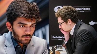 D Gukesh lost to Fabiano Caruana on Sunday. D Gukesh lost to Fabiano Caruana on Sunday.