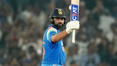 Rohit Sharma is back in form just in time for the Champions Troph (Bibhash Lodh) Rohit Sharma is back in form just in time for the Champions Troph (Bibhash Lodh)