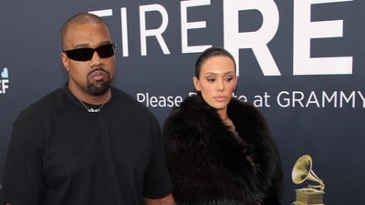 Kanye West and Bianca Censori pose at the red carpet during the 67th Annual Grammy Awards in Los Angeles, California, U.S., February 2, 2025. REUTERS/Daniel Cole (REUTERS)