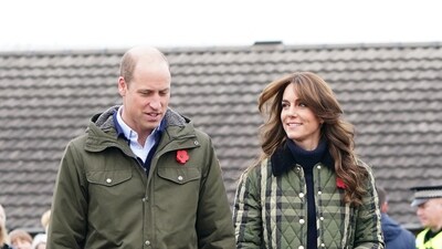 Britain's Prince William, and Kate, the Princess of Wales also known as the Duke and Duchess of Rothesay when in Scotland, visit Outfit Moray, in Moray, Scotland November 2, 2023. Jane Barlow/Pool via REUTERS (via REUTERS)