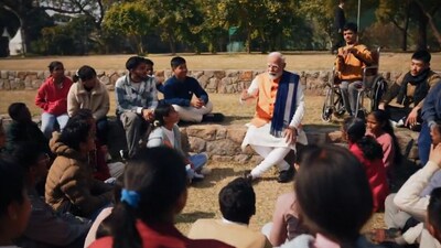 Prime Minister Narendra Modi interacted with 35 students from across India as part of Pariksha Pe Charcha 2025. (Image source: x.com/narendramodi) Prime Minister Narendra Modi interacted with 35 students from across India as part of Pariksha Pe Charcha 2025. (Image source: x.com/narendramodi)