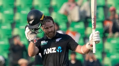 Williamson got there in 159 innings, thus replacing Virat Kohli in the list, who had got there in 161 innings. (AP) Williamson got there in 159 innings, thus replacing Virat Kohli in the list, who had got there in 161 innings. (AP)