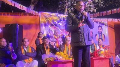 Ramvir Singh Bidhuri spoke about the government’s priorities and how it will fulfil its poll promises. (Ramvir Singh Bidhuri | Official X account) Ramvir Singh Bidhuri spoke about the government’s priorities and how it will fulfil its poll promises. (Ramvir Singh Bidhuri | Official X account)
