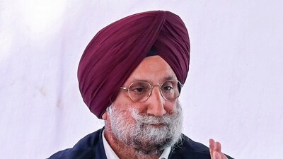 Congress MP Sukhjinder Singh Randhawa, in New Delhi on Monday. (ANI Photo) (Vipin Kumar) Congress MP Sukhjinder Singh Randhawa, in New Delhi on Monday. (ANI Photo) (Vipin Kumar)