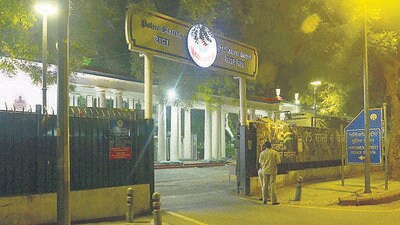 The Parliament Street Police Station. (HT Photo)