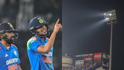 Floodlight malfunction had halted India vs England 2nd ODI on Sunday Floodlight malfunction had halted India vs England 2nd ODI on Sunday