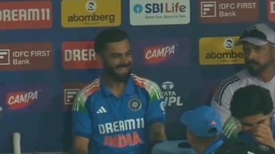 Virat Kohli imitated Suryakumar Yadav during 2nd ODI Virat Kohli imitated Suryakumar Yadav during 2nd ODI