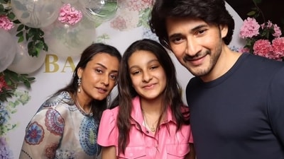 Mahesh has often spoken in interviews about how much he values his time with his wife, Namrata and their children. Mahesh has often spoken in interviews about how much he values his time with his wife, Namrata and their children. 