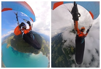 Vishal Dadlani has gone paragliding in various countries including France, Switzerland and Spain