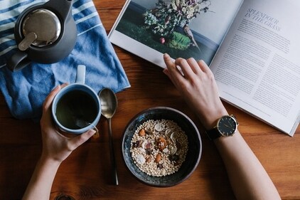 Coffee and Granola: Granola and coffee are a great combination, and a great way to start the day. The crunchy texture of the granola will balance out the bitterness of the coffee, creating a delicious breakfast. (pixabay) Coffee and Granola: Granola and coffee are a great combination, and a great way to start the day. The crunchy texture of the granola will balance out the bitterness of the coffee, creating a delicious breakfast. (pixabay)
