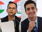Congress' Gaurav Gogoi and podcaster Ranveer Allahbadia. Congress' Gaurav Gogoi and podcaster Ranveer Allahbadia.