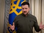 Zelensky said he would offer Russian President Vladimir Putin territory that Ukraine seized in Russia's Kursk region six months ago.