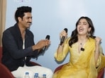 Vicky Kaushal and Rashmika Mandanna at HT City office