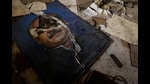FILE PHOTO: A vandalised photograph of Bangabandhu Sheikh Mujibur Rahman, father of the ousted PM Sheikh Hasina, is seen inside his demolished Dhanmondi-32 residence, in Dhaka, Bangladesh February 6, 2025. REUTERS/Mohammad Ponir Hossain/File Photo (REUTERS)