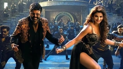 Urvashi Rautela and Nandamuri Balakrishna's still from Dabidi Dibidi. Urvashi Rautela and Nandamuri Balakrishna's still from Dabidi Dibidi.