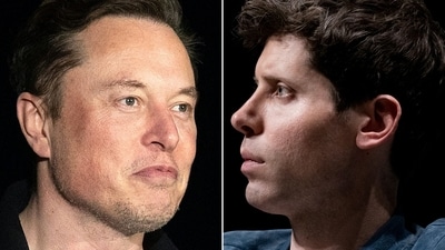 Tesla founder Elon Musk and OpenAI CEO Sam Altman. (AFP file) Tesla founder Elon Musk and OpenAI CEO Sam Altman. (AFP file)