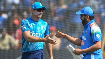 India's captain Rohit Sharma (R) shakes hands with his England's counterpart Jos Buttler (AFP) India's captain Rohit Sharma (R) shakes hands with his England's counterpart Jos Buttler (AFP)