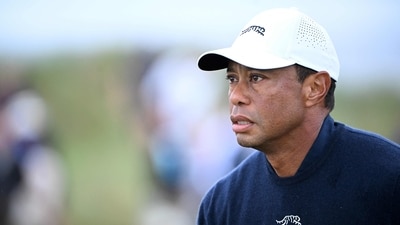 (FILES) US golfer Tiger Woods reacts (AFP) (FILES) US golfer Tiger Woods reacts (AFP)