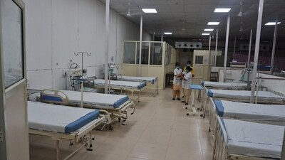 According to a release from the state health department, 48 GBS patients were in ICU and 21 on ventilator, (Praful Gangurde/HT)