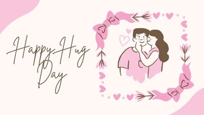 Hug Day falls on February 12. We have curated 10 romantic greeting cards and adorable pictures that you can share with your loved ones on this day. Check them out here. (Image by Canva) Hug Day falls on February 12. We have curated 10 romantic greeting cards and adorable pictures that you can share with your loved ones on this day. Check them out here. (Image by Canva)