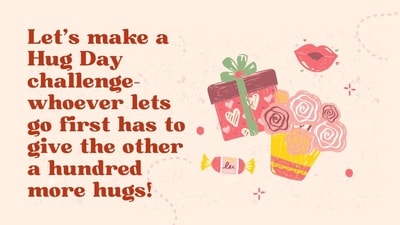 Hug Day is the sixth day of Valentine's Week. This year, it falls on Wednesday. (Image by Canva) Hug Day is the sixth day of Valentine's Week. This year, it falls on Wednesday. (Image by Canva)