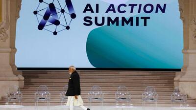 India's Prime Minister Narendra Modi walks on the stage before his address at the plenary session at the Artificial Intelligence (AI) Action Summit at the Grand Palais in Paris on February 11 (AFP) India's Prime Minister Narendra Modi walks on the stage before his address at the plenary session at the Artificial Intelligence (AI) Action Summit at the Grand Palais in Paris on February 11 (AFP)