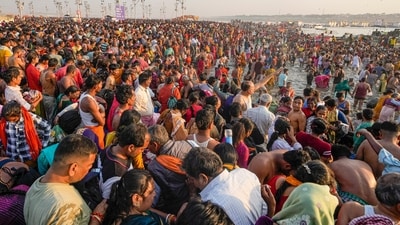 The Mahakumbh will last till February 26th, Mahashivratri. Millions of devotees from all across the nation and the world have already attended the event, which is predicted to break attendance and participation records. In pic: Rush of devotees during the ongoing Maha Kumbh Mela 2025, in Prayagraj, Uttar Pradesh (PTI) The Mahakumbh will last till February 26th, Mahashivratri. Millions of devotees from all across the nation and the world have already attended the event, which is predicted to break attendance and participation records. In pic: Rush of devotees during the ongoing Maha Kumbh Mela 2025, in Prayagraj, Uttar Pradesh (PTI)