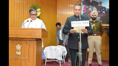 Punjab governor Gulab Chand Kataria administered the oath of office to Harpreet Sandhu and Pooja Gupta as state information commissioners on Tuesday.