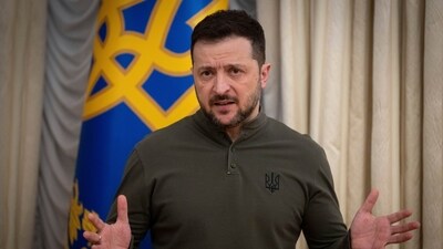 Zelensky said he would offer Russian President Vladimir Putin territory that Ukraine seized in Russia's Kursk region six months ago. (AP) Zelensky said he would offer Russian President Vladimir Putin territory that Ukraine seized in Russia's Kursk region six months ago. (AP)