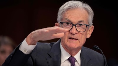 Federal Reserve Chair Jerome Powell testifies before the Senate Banking Committee in the Hart Senate Office Building on Capitol Hill on February 11, 2025 in Washington, DC. (Getty Images via AFP)