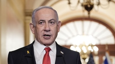 Israeli PM Netanyahu warned Hamas that Gaza ceasefire will end if hostages were not returned on Saturday (AFP) Israeli PM Netanyahu warned Hamas that Gaza ceasefire will end if hostages were not returned on Saturday (AFP)