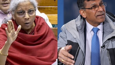 FInance Minister Nirmala Sitharaman quoted her long-time critic Raghuram Rajan while explaining the dip in rupee (PTI, Bloomberg)
