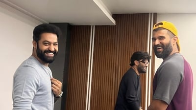 Directed by Gowtham Tinnanuri, VD12 is said to be a spy action thriller in which Vijay plays a police officer. Directed by Gowtham Tinnanuri, VD12 is said to be a spy action thriller in which Vijay plays a police officer.